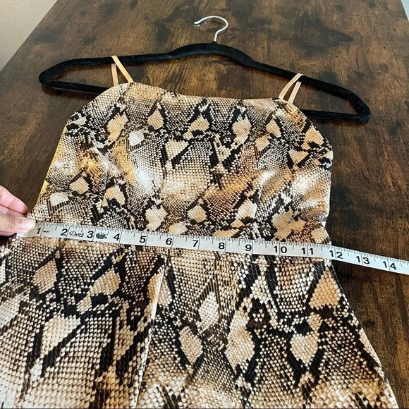 windsor snake print low back jumper size S - Picture 4 of 14